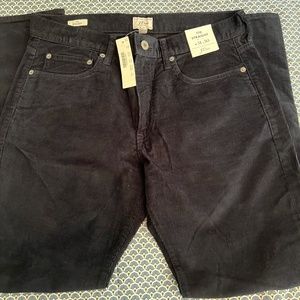 J Crew Mens Corduroys Navy Blue W31 L30
